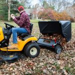 Brinly 42" Tow-Behind Lawn Sweeper with 20 cu ft Capacity & High-Velocity Brushes - LS2-42BH-GA - Image 5