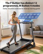 JAGJOG JT61 Foldable Treadmill with 15% Auto Incline & 3.0HP Motor - JT61 - Image 7