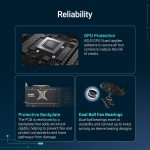 ASUS Prime Radeon RX 9070 XT OC Edition Graphics Card - 16GB GDDR6 with Axial-Tech Fans & Dual BIOS - PRIME-RX9070XT-O16G - Image 4