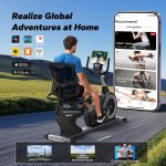 MERACH Recumbent Exercise Bike with Magnetic Resistance & App Connectivity - Image 4
