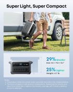Anker SOLIX C2000 Gen 2 Portable Power Station - 2,048Wh LiFePO4 Expandable to 4kWh with 2,400W Output & 800W Alternator Charging - A1783 - Image 8