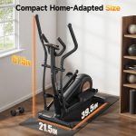 Niceday Elliptical Machine with 18" Stride & 16 Resistance Levels - CT11S-18-Black - Image 3