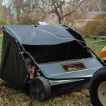 Brinly 42" Tow-Behind Lawn Sweeper with 20 cu ft Capacity & High-Velocity Brushes - LS2-42BH-GA - Image 7
