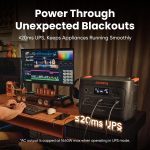Jackery HomePower 3000 Portable Power Station - 3,072Wh LiFePO4 with 3,600W AC Output & ≤20ms UPS - JHP-3000C - Image 4