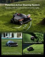 roborock RockMow X120H LiDAR Robot Lawn Mower - AWD for 80% Slopes & 0.49 Acre with 4G - RockMow X120H LiDAR - Image 4