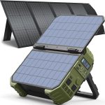 BROWEY S1600 Portable Power Station - 1024Wh LiFePO4 with 1600W Output & Built-in 40W Solar Panel + 120W Solar Panel - S1600
