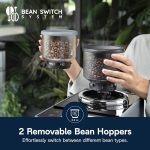 De'Longhi Rivelia Automatic Espresso Machine - 18 One-Touch Recipes with Dual Bean Hoppers - Image 6