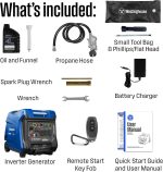 Westinghouse iGen8200TFc Tri-Fuel Portable Inverter Generator - 8,200W Peak/6,600W Running with Remote Start & CO Sensor - iGen8200TFc - Image 6