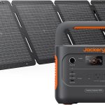 Jackery Explorer 1000 v2 Solar Generator - 1070Wh LiFePO4 with 1500W AC Output & 100W Solar Panel - JE-1000D