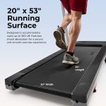 Sunny Health & Fitness Auto Incline Treadmill - 20" x 53" Deck with 15 Incline Levels - SF-T723030 - Image 4