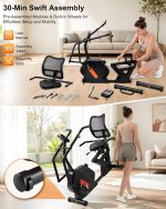 Kawnina Recumbent Exercise Bike with 16 Resistance Levels & 420 lb Capacity - USNC-CBK2412 - Image 6