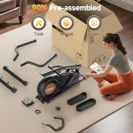 Niceday Elliptical Machine with 18" Stride & 16 Resistance Levels - CT11S-18-Black - Image 7