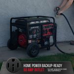 DuroStar DS13000MX Dual Fuel Portable Generator - 13,000W Gas/11,500W Propane with Remote Electric Start & CO Alert - DS13000MX - Image 4