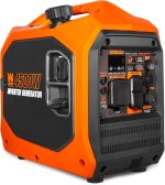 WEN 56432iX Inverter Generator - 4,500W Surge/3,600W Running with CO Watchdog & RV Outlet - 56432iX