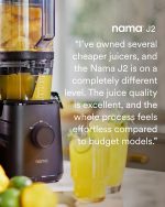 NAMA Cold Press Juicer - Hands-Free Self-Feeding Hopper with 15-Year Warranty - J2 / J3 - Image 8