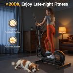 Niceday Elliptical Machine with 18" Stride & 16 Resistance Levels - CT11S-18-Black - Image 4