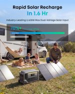 Anker SOLIX F3000 Portable Power Station - 3,072Wh LiFePO4 with 3,600W Output & 120V Generator Pass-Through - A1782 - Image 5