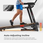 Sunny Health & Fitness Smart Wi-Fi Treadmill - Auto Incline with 9 MPH & 50" Deck - SF-T724012 - Image 5