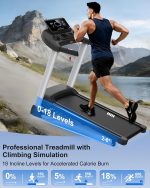 HUAGEEED Treadmill with 18% Auto Incline - 3.5HP Motor & 400 lb Capacity - CTM5312 - Image 2