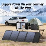 BROWEY S1600 Portable Power Station - 1024Wh LiFePO4 with 1600W Output & Built-in 40W Solar Panel + 120W Solar Panel - S1600 - Image 6