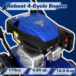 BILT HARD 22" Walk Behind String Trimmer with 170cc Engine & 14" Flat Free Wheels - Garden - Image 3