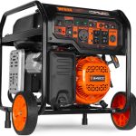 WEN DF8000X Dual Fuel Portable Generator - 8000W Gas/7200W Propane with Electric Start & CO Watchdog - DF8000X