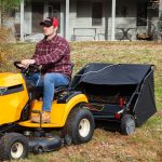 Brinly 42" Tow-Behind Lawn Sweeper with 20 cu ft Capacity & High-Velocity Brushes - LS2-42BH-GA - Image 8