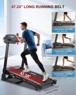 ECHANFIT Treadmill with 15-Level Auto Incline - 4.0HP Motor & 400 lb Capacity - CTM5519 - Image 3