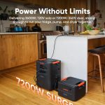 Jackery HomePower 3600 Plus Portable Power Station - 3,584Wh LiFePO4 Expandable to 21kWh with 3,600W AC Output - JHP-3600A - Image 9