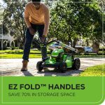 Greenworks 80V 21" Self-Propelled Lawn Mower - Cordless Electric Mower with 4.0Ah Battery & Charger, Brushless Motor, LED Headlight for Lawn Care - Image 8