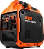WEN 56360i Inverter Generator - 3,600W Surge/2,900W Running with Fuel Shutoff & RV Outlet - 56360i