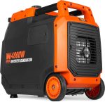WEN 56477i Inverter Generator - 4,800W Surge/4,000W Running with CO Watchdog & RV Outlet - 56477i - Image 3