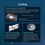 ASUS Prime Radeon RX 9070 XT White OC Edition Graphics Card - 16GB GDDR6 with Axial-Tech Fans & Dual BIOS - RX9070XT-O16G-WHITE - Image 4
