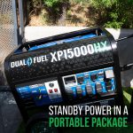 DuroMax XP15000HX Dual Fuel Portable Generator - 15,000W Gas/14,250W Propane with Remote Electric Start & CO Alert - XP15000HX - Image 12