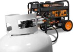 WEN DF475T Dual Fuel Portable Generator - 4,750W Gas/4,350W Propane with Electric Start & Transfer Switch Ready - DF475T - Image 7