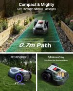ANTHBOT M5 Robot Lawn Mower with Garage - Dual Vision + NRTK for 1/8 Acre - M5+Garage - Image 2