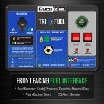 DuroMax XP15000HXT Tri-Fuel Portable Generator - 15,000W Peak/12,000W Running with Remote Start & CO Alert - XP15000HXT - Image 6