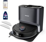 Bissell FlexClean Robot Vacuum & Mop - 6,000Pa Suction with NeverTangle Brush Roll & Self-Empty Base - 4270 (Black)