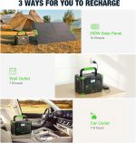 GRECELL EB1000 Portable Power Station - 999Wh with 1000W Pure Sine Wave AC Output & 10 Charging Ports - EB1000 - Image 7