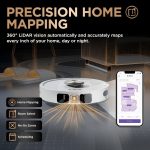 Shark PowerDetect 2-in-1 Robot Vacuum & Mop - Self-Emptying & Self-Cleaning Base with Sonic Mopping - AV2800ZE (White) - Image 9