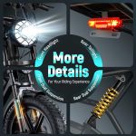 TS TST GRP LLC Electric Bike - 1500W Peak Motor with 48V 15Ah Battery & Fat Tires - Image 7