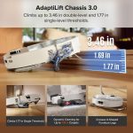 roborock Qrevo Edge 3 Pro Robot Vacuum and Mop - 36,000Pa Suction with AdaptiLift Chassis 3.0 & 10-in-1 Dock - Qrevo Edge 3 Pro (White) - Image 2