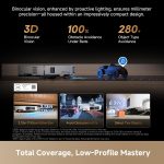 Dreame X60 Max Ultra Complete Robot Vacuum and Mop - 35,000Pa Suction with 3.13" Ultra-Thin Design & 10-in-1 Dock - RLX87DE (White) - Image 2