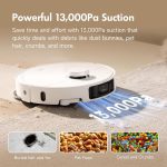 MOVA P10 Pro Ultra Robot Vacuum and Mop - 13,000Pa Vormax Suction with 149°F Hot Water Mop Washing & Self-Emptying - RLM83HE - Image 2