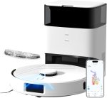 BOTLUXE T30+ Robot Vacuum and Mop Self-Emptying - 12,000Pa Suction with LiDAR Navigation & 75-Day Capacity - T30+ (White)