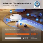 roborock Qrevo Edge 3 Pro Robot Vacuum and Mop - 36,000Pa Suction with AdaptiLift Chassis 3.0 & 10-in-1 Dock - Qrevo Edge 3 Pro (White) - Image 3