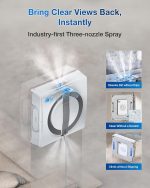 ECOVACS WINBOT W2 PRO OMNI Window Cleaning Robot - 6-in-1 Station with Triple Nozzle Sprayer & 12-Level Protection - W2MP - Image 4