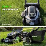 NovorikX 60V 21" Self-Propelled Cordless Lawn Mower with 5.0Ah Battery & Rapid Charger - XLLM7B50 - Image 7