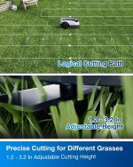 ECOVACS GOAT O1000 RTK Robot Lawn Mower - Wire-Free RTK Navigation for 1/4 Acre - O1000 RTK - Image 7