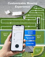 ECOVACS GOAT A2000 LiDAR PRO Robot Lawn Mower - Dual LiDAR Navigation with Built-In Trimmer for 1/2 Acre - A2000 LiDAR PRO - Image 6